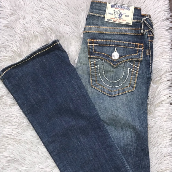 True Religion Boot Cut, Low Rise Denim Jeans. - Picture 2 of 4